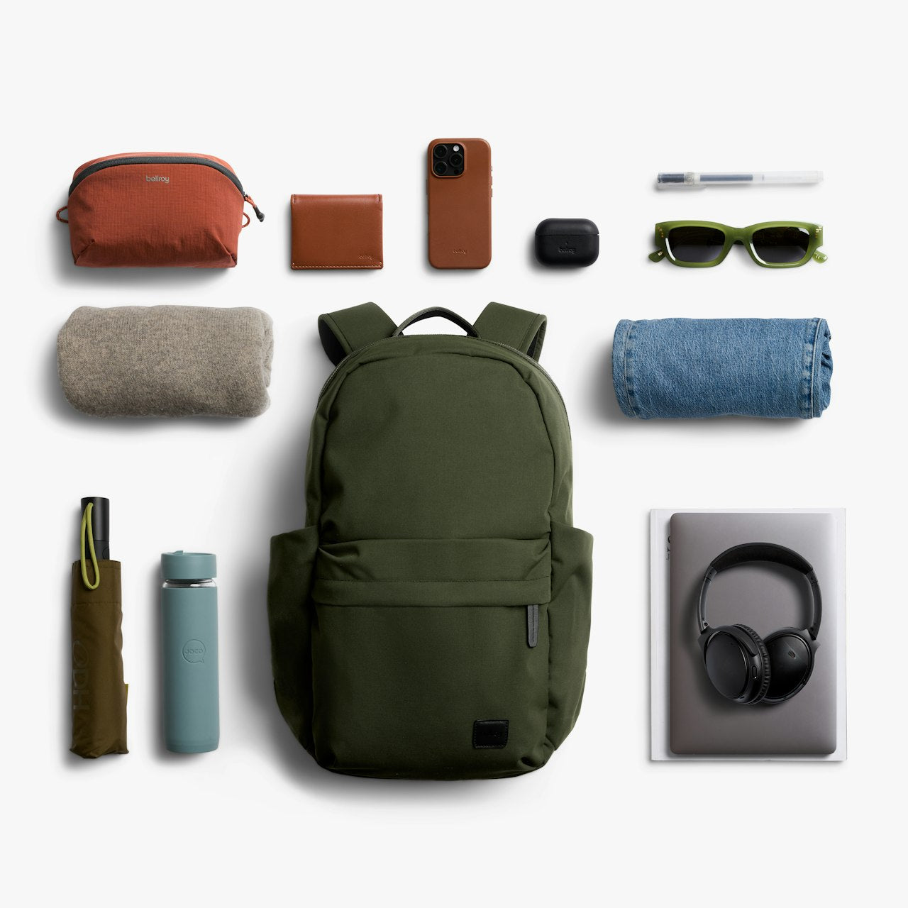Bellroy Classic Daypack - Olive-Men's Bags-Brooklyn-Vancouver-Yaletown-Canada