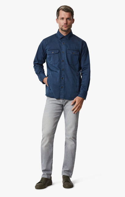 34 Heritage Overshirt Dark Blue-Men&#39;s Shirts-Brooklyn-Vancouver-Yaletown-Canada