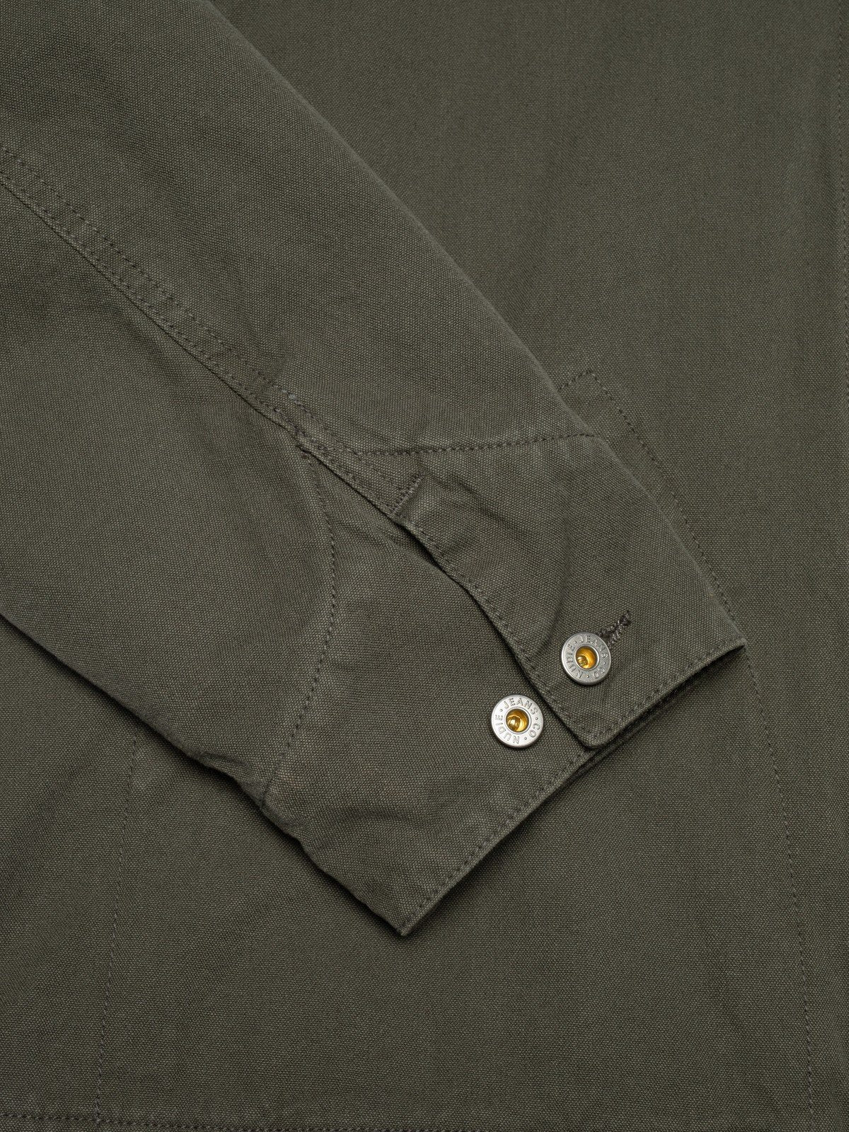 Nudie Blake Zip Jacket Duck Canvas Green-Men&#39;s Jackets-Brooklyn-Vancouver-Yaletown-Canada