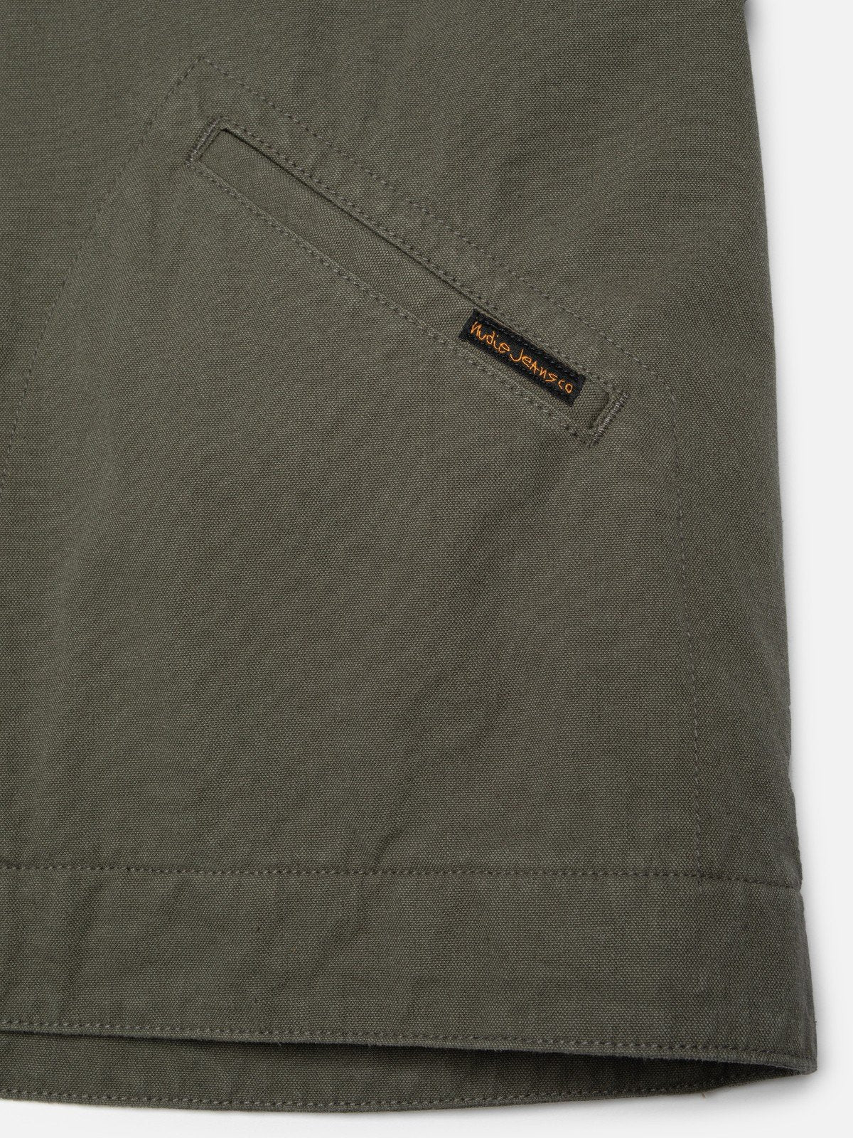 Nudie Blake Zip Jacket Duck Canvas Green-Men&#39;s Jackets-Brooklyn-Vancouver-Yaletown-Canada