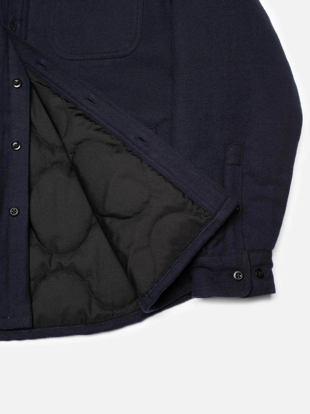 Nudie Glenn Padded Shirt Flannel - Blueberry-Men's Shirts-Brooklyn-Vancouver-Yaletown-Canada