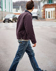 Nudie Blake Zip Jacket Duck Canvas - Dark Brown-Men's Jackets-Brooklyn-Vancouver-Yaletown-Canada