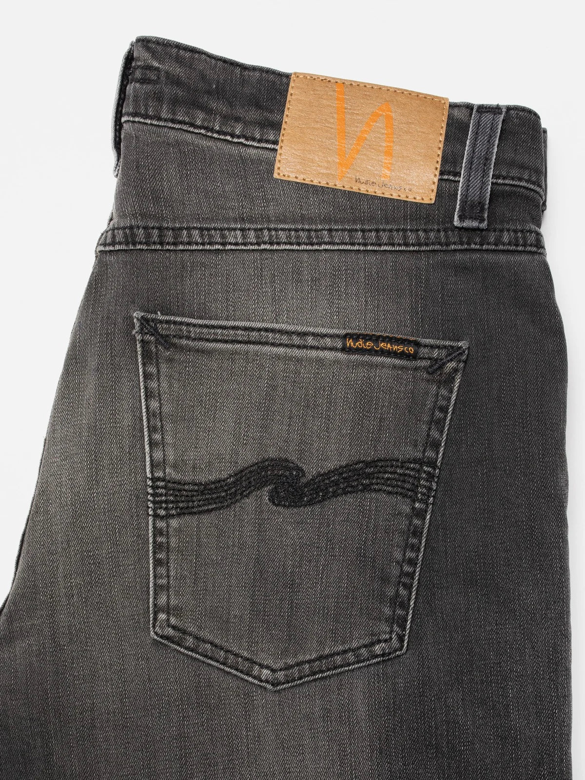 Nudie Solid Ollie Black Mist-Men's Denim-Brooklyn-Vancouver-Yaletown-Canada