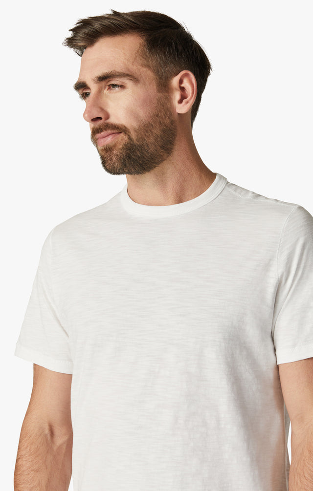 34 Heritage Slub Crew Neck T-Shirt White-Men&#39;s T-Shirts-Brooklyn-Vancouver-Yaletown-Canada
