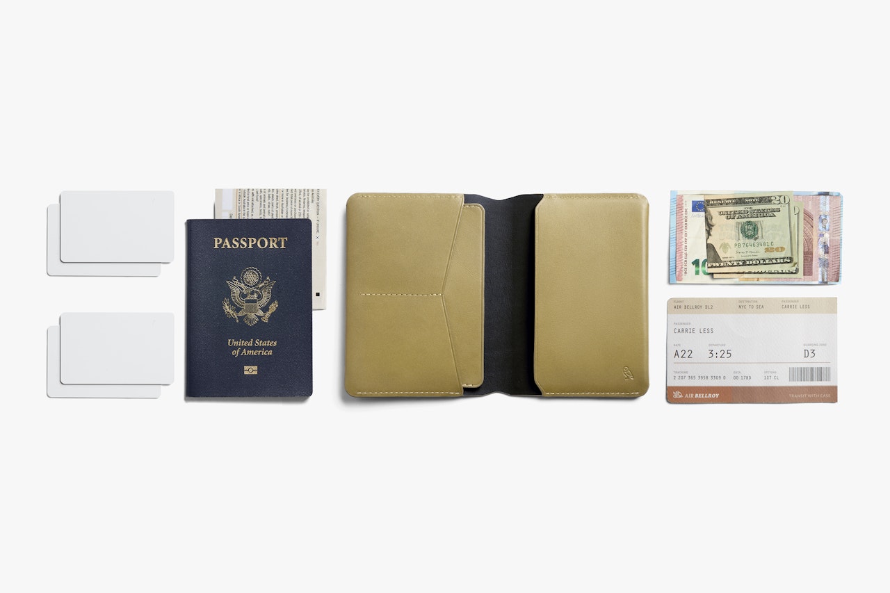 Bellroy Passport Cover - Mustard-Men's Accessories-Brooklyn-Vancouver-Yaletown-Canada