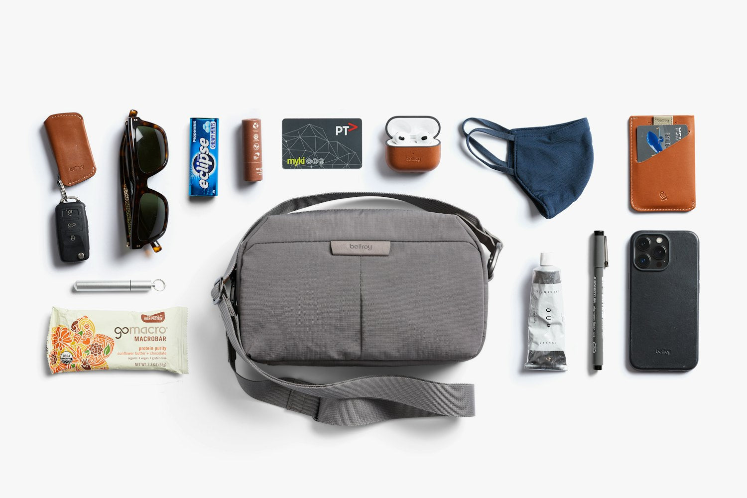 Bellroy Tokyo Crossbody StormGray-Men&#39;s Bags-Brooklyn-Vancouver-Yaletown-Canada