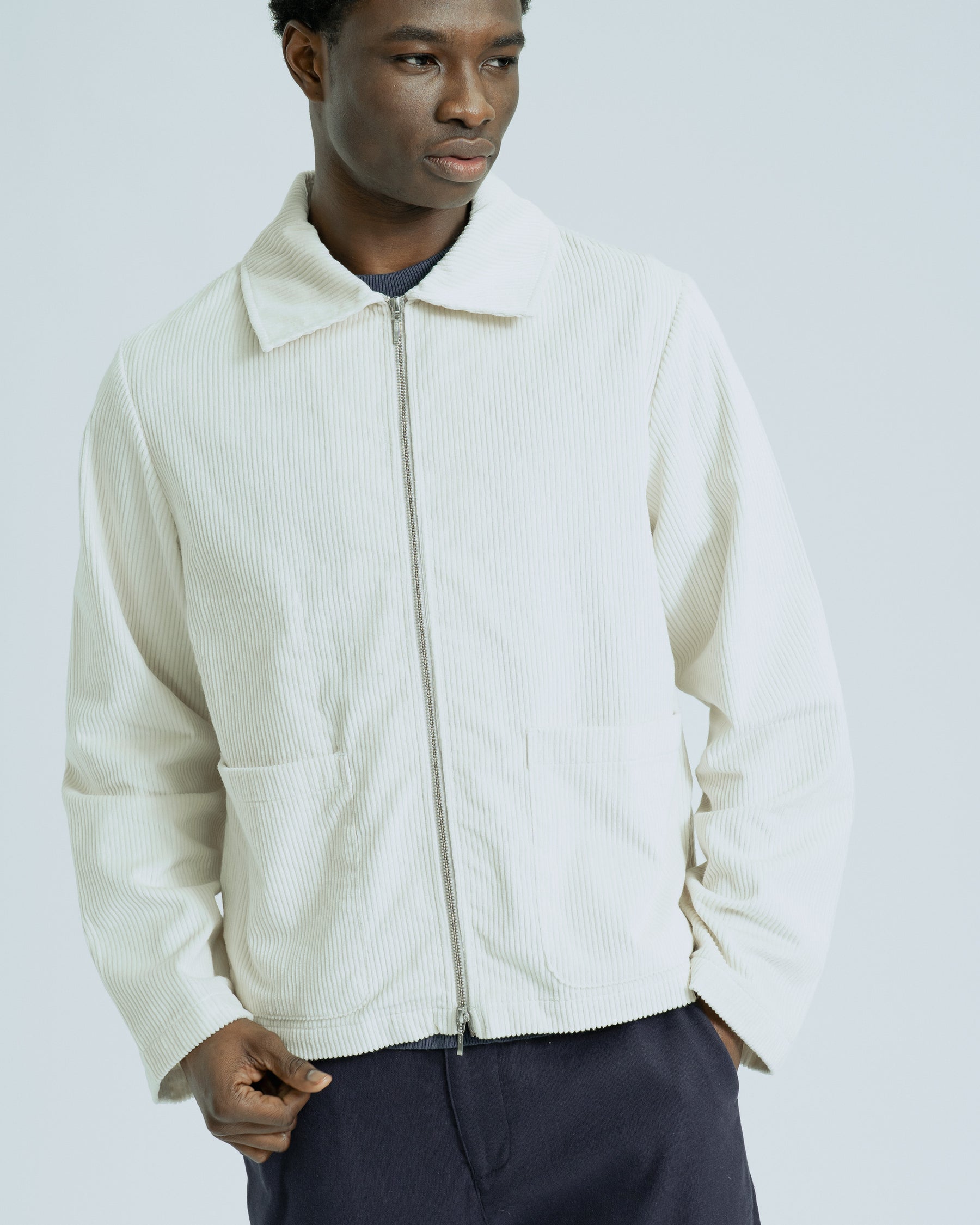Far Afield Josef Jacket - Cord - Sand-Men's Jackets-Brooklyn-Vancouver-Yaletown-Canada