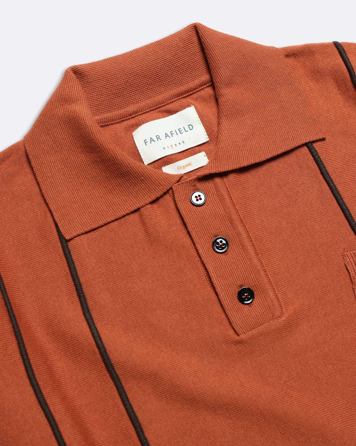 Far Afield Sweater Alfaro Knitted Polo BOrSBn-Men&#39;s Sweaters-Brooklyn-Vancouver-Yaletown-Canada