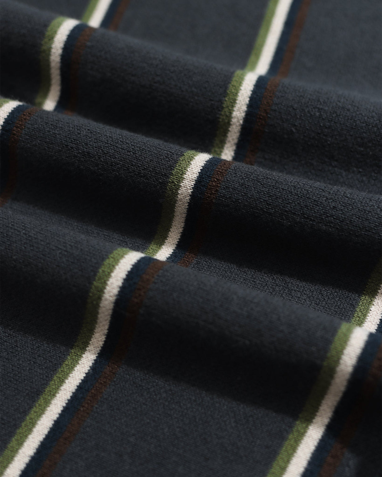 Far Afield Zigger Cardigan - Kuki Stripe - Grey Stripe Multi-Men&#39;s Sweaters-Brooklyn-Vancouver-Yaletown-Canada