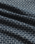 Far Afield Classic Two Pocket Shirt - Dobby Blocks - Navy/Stone-Men's Shirts-Brooklyn-Vancouver-Yaletown-Canada