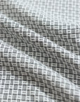 Far Afield Classic Two Pocket Shirt - Dobby Blocks - White/Grey-Men's Shirts-Brooklyn-Vancouver-Yaletown-Canada