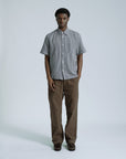 Far Afield Costa Shirt - GinghamCheck-Navy-Men's Shirts-Brooklyn-Vancouver-Yaletown-Canada