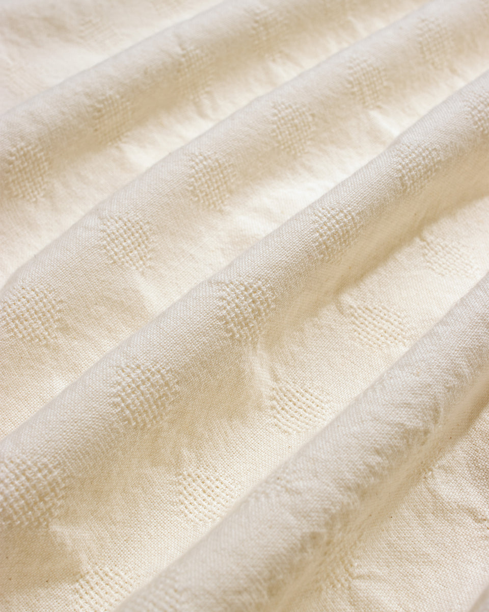 Far Afield Classic Shirt - Tonal Dobby - White-Men's Shirts-Brooklyn-Vancouver-Yaletown-Canada