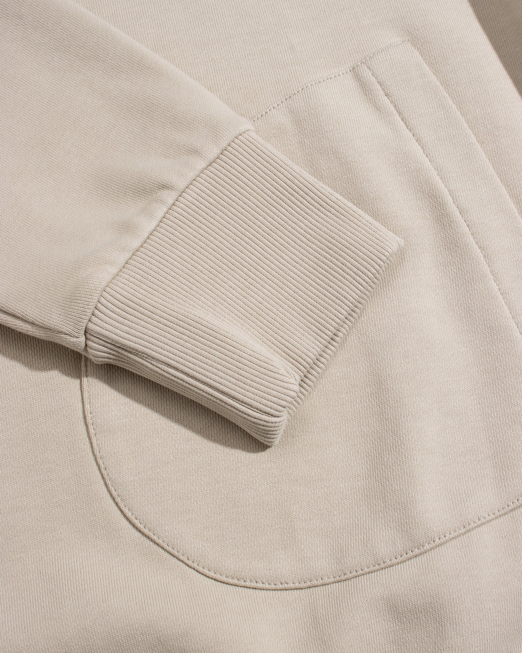 Far Afield Funnel Neck Sweatshirt - Sand-Men's Sweatshirts-Brooklyn-Vancouver-Yaletown-Canada
