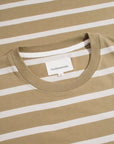 Far Afield Breton Stripe Long Sleeved T-Shirt - Sand/Cornstalk-Men's T-Shirts-Brooklyn-Vancouver-Yaletown-Canada