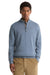 Barbour Cotton Half Zip Knitted Jumper - Tarn Blue-Men's Sweaters-Brooklyn-Vancouver-Yaletown-Canada