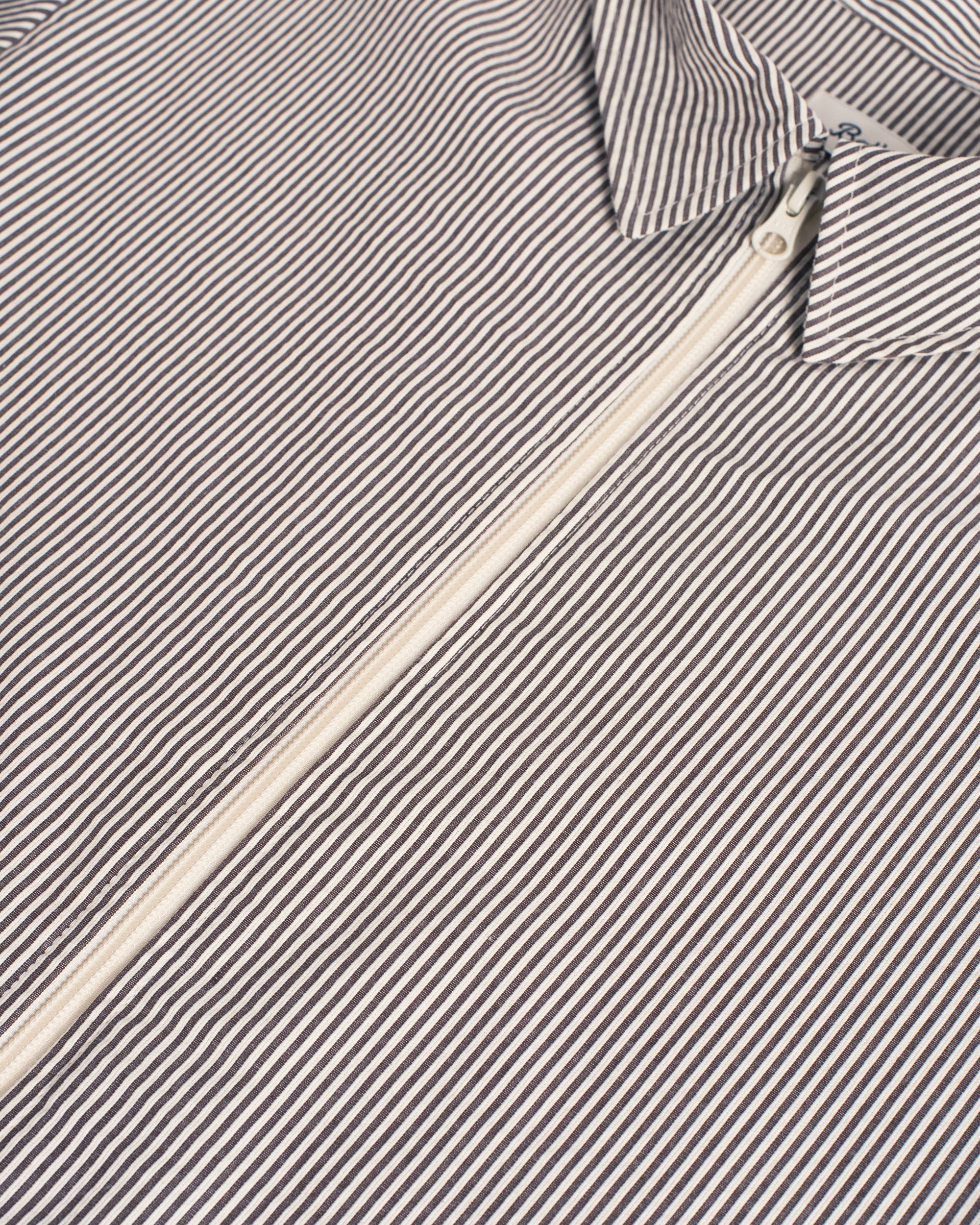 Bather Clay Pinstripe Tour Jacket - Brown-Men's Jackets-Brooklyn-Vancouver-Yaletown-Canada