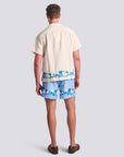 Bather Regatta Lawn Swim Trunk - Light Blue-Men's Shorts-Brooklyn-Vancouver-Yaletown-Canada