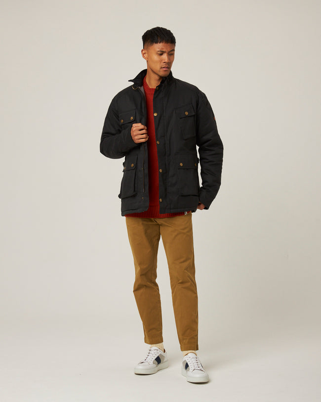 Peregrine Baxter Coat - Black-Men&#39;s Coats-Brooklyn-Vancouver-Yaletown-Canada