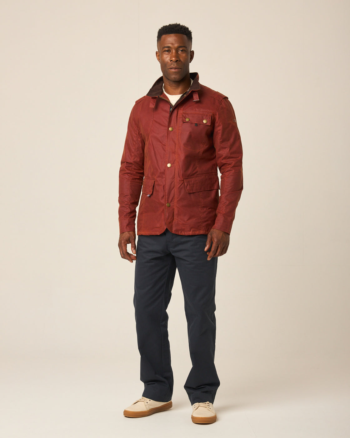 Peregrine Bexley Jacket - Brick-Men's Jackets-Brooklyn-Vancouver-Yaletown-Canada