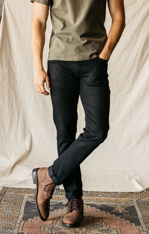Kato CORE-The Pen Slim 10.5 Oz Denim-Black Raw-Men's Denim-Yaletown-Vancouver-Surrey-Canada