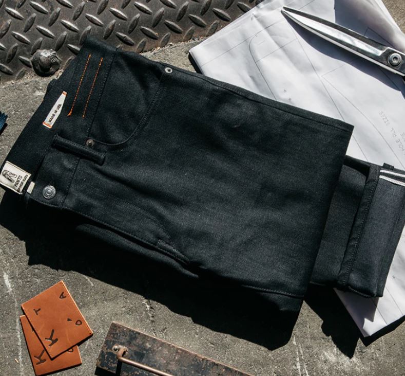 Kato CORE-The Pen Slim 10.5 Oz Denim-Black Raw-Men's Denim-Yaletown-Vancouver-Surrey-Canada