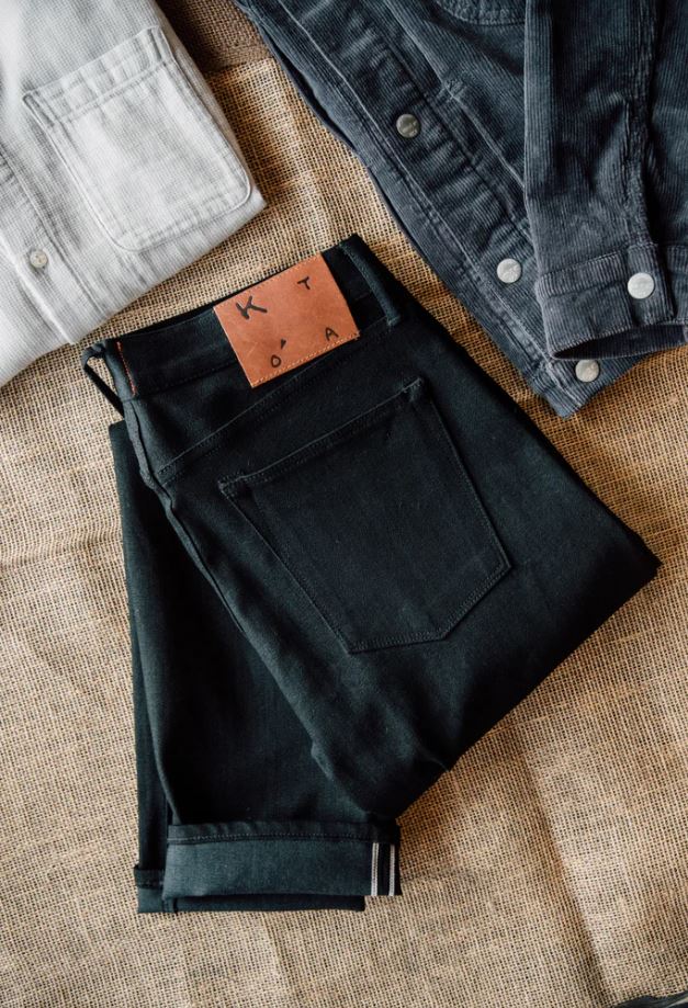 Kato CORE-The Pen Slim 10.5 Oz Denim-Black Raw-Men&#39;s Denim-Yaletown-Vancouver-Surrey-Canada