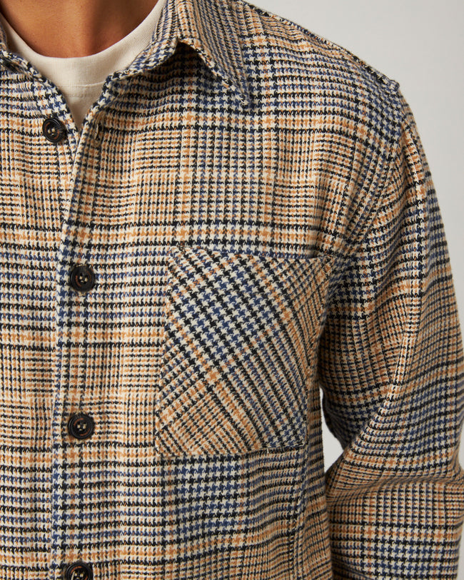Peregrine Blunt Overshirt - Charles Check-Men&#39;s T-Shirts-Brooklyn-Vancouver-Yaletown-Canada