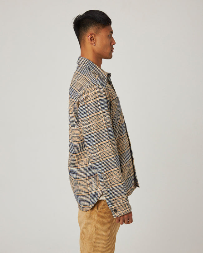 Peregrine Blunt Overshirt - Charles Check-Men&#39;s T-Shirts-Brooklyn-Vancouver-Yaletown-Canada