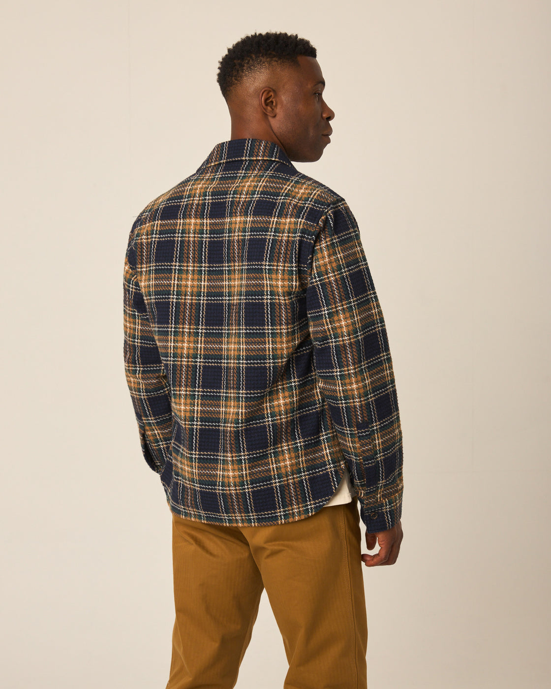 Peregrine Blunt Overshirt - Harry Check-Men's Shirts-Brooklyn-Vancouver-Yaletown-Canada