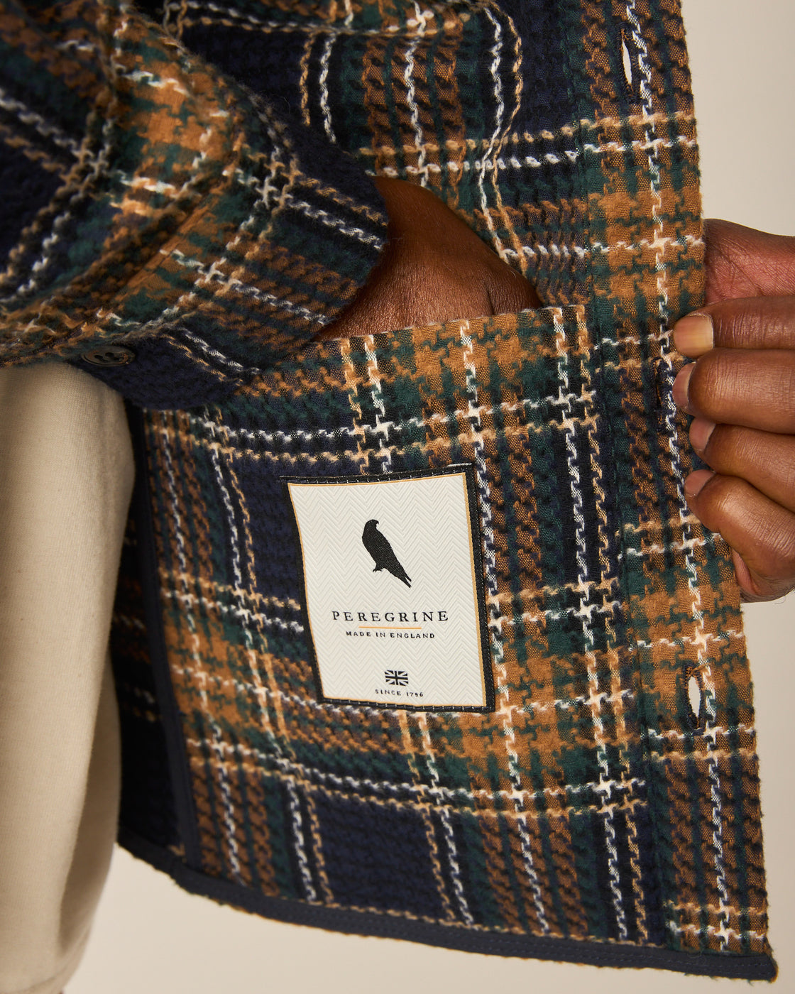 Peregrine Blunt Overshirt - Harry Check-Men's Shirts-Brooklyn-Vancouver-Yaletown-Canada