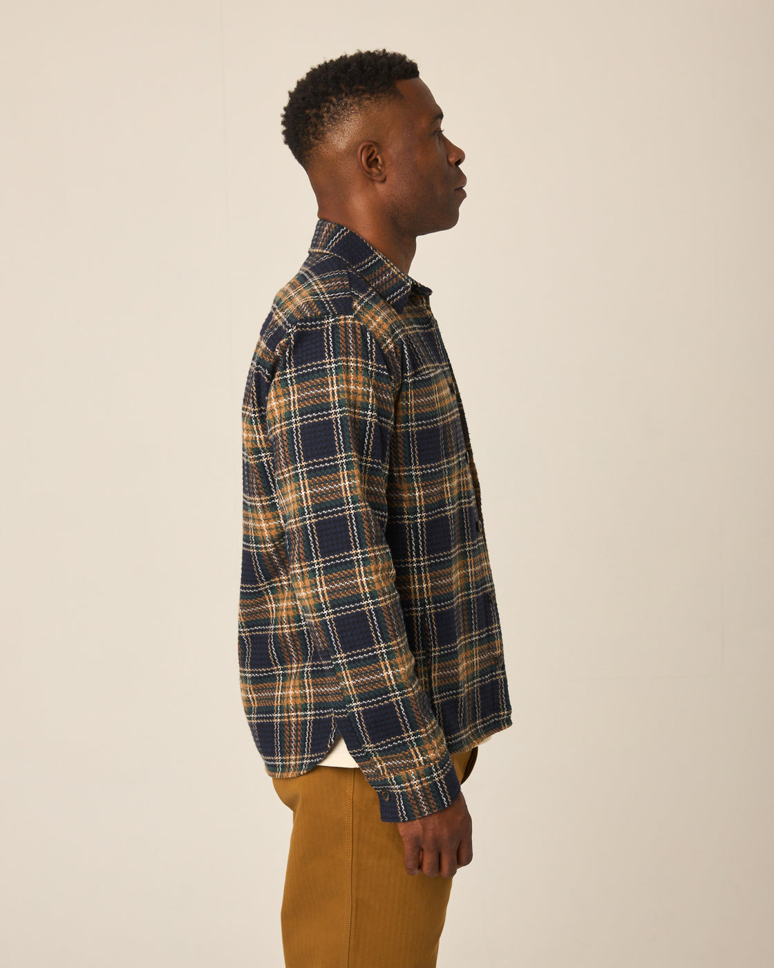 Peregrine Blunt Overshirt - Harry Check-Men's Shirts-Brooklyn-Vancouver-Yaletown-Canada