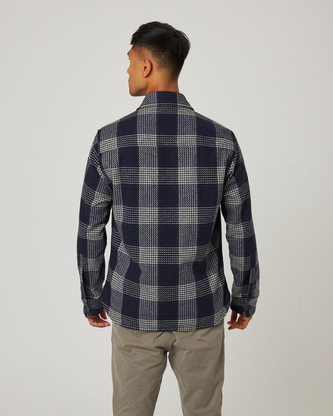 Peregrine Blunt Overshirt - William Check-Men's Shirts-Brooklyn-Vancouver-Yaletown-Canada