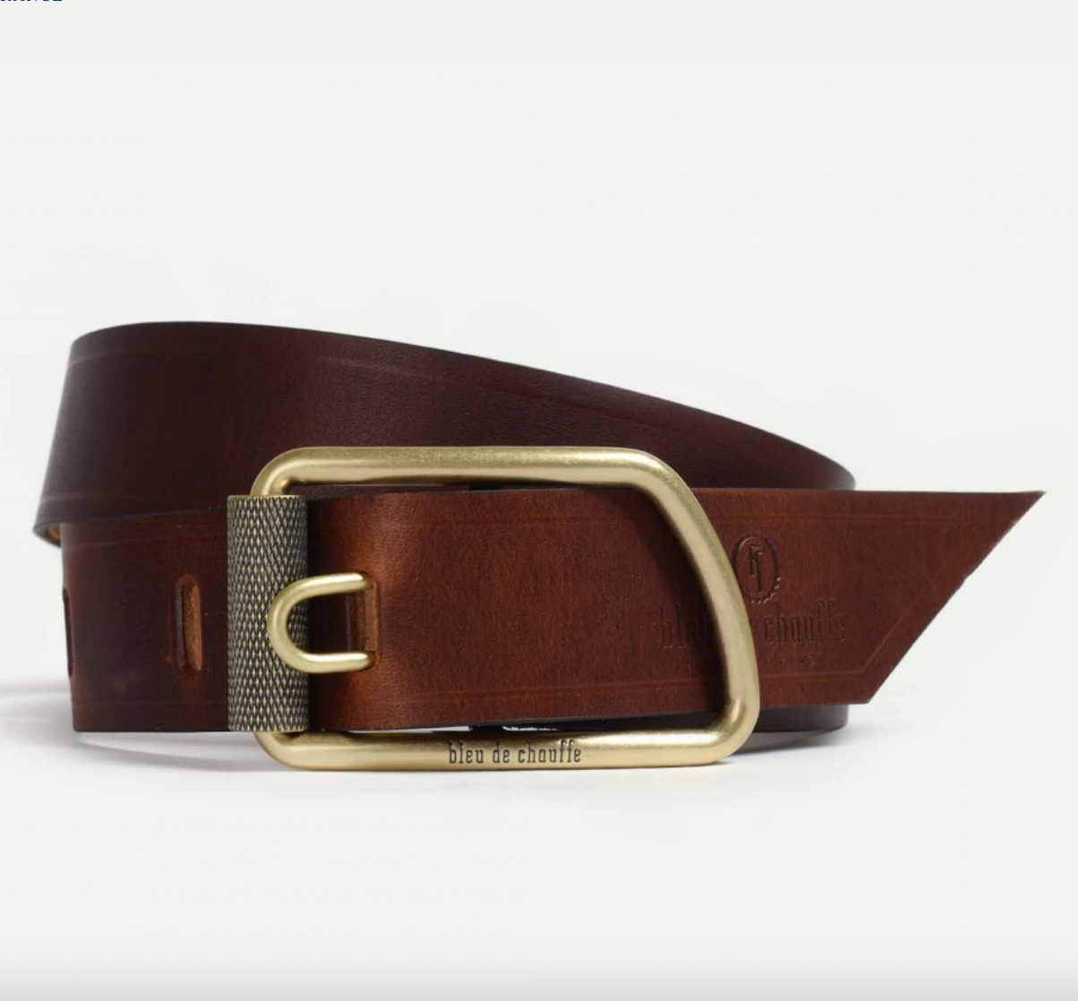 Bleu de Chauffe Maillon Pain Brule Belt-Men's Belts-Yaletown-Vancouver-Surrey-Canada