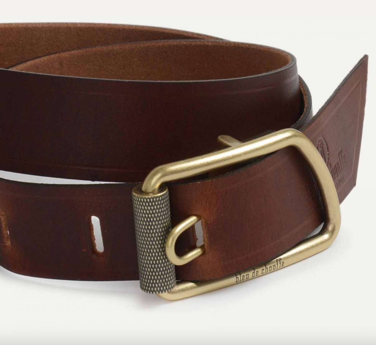 Bleu de Chauffe Maillon Pain Brule Belt-Men's Belts-Yaletown-Vancouver-Surrey-Canada