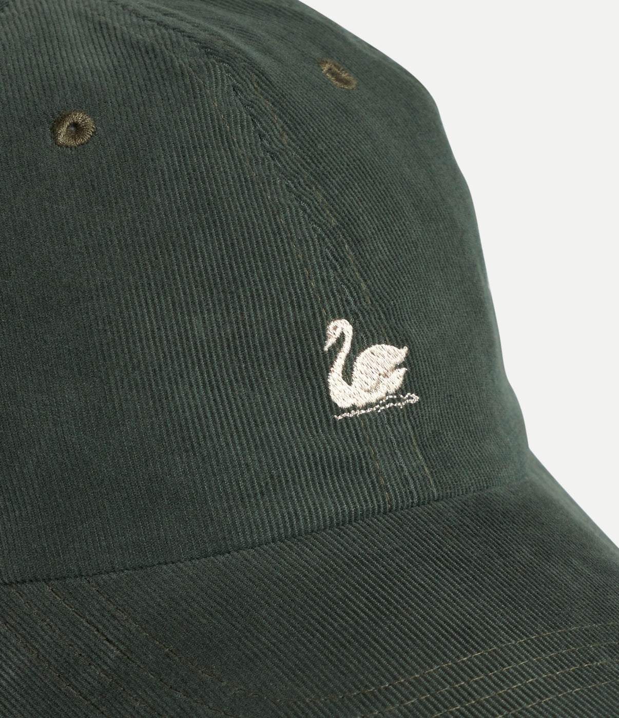 Merz Swan Logo Cap, Light Corduroy - forest-Men's Accessories-Brooklyn-Vancouver-Yaletown-Canada