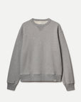 Merz Authentic Fleece Classic Fit Sweatshirt - Grey Melange-Men's Sweatshirts-Brooklyn-Vancouver-Yaletown-Canada