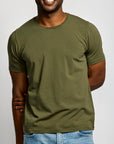 Easy Mondays Crew Neck Army-Men's T-Shirts-Brooklyn-Vancouver-Yaletown-Canada