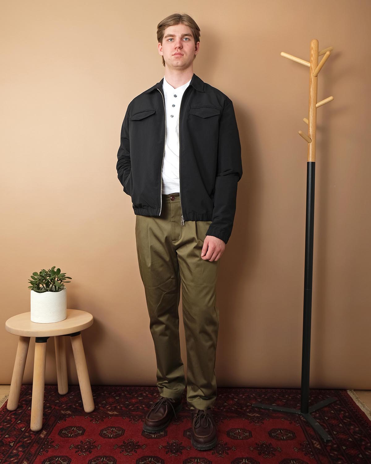Outclass Ripstop Coachs Jacket Black-Men&#39;s Jackets-Brooklyn-Vancouver-Yaletown-Canada