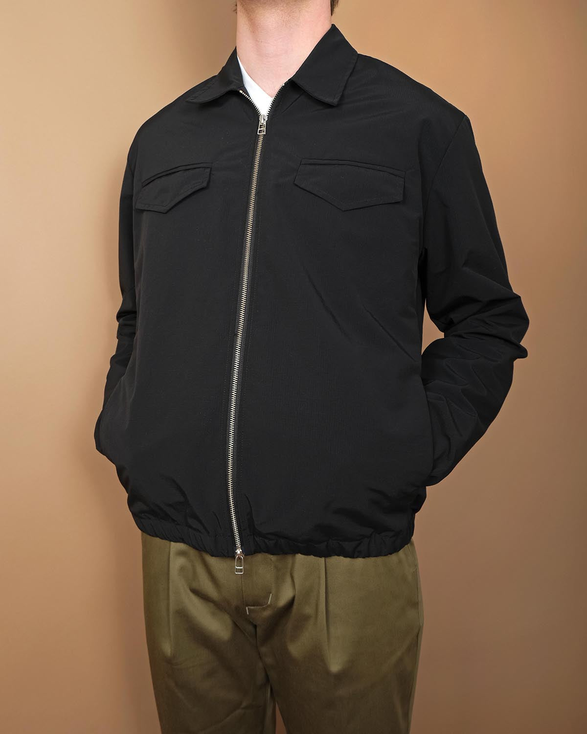 Outclass Ripstop Coachs Jacket Black-Men&#39;s Jackets-Brooklyn-Vancouver-Yaletown-Canada