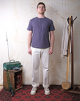 Outclass Slub S/S Henley - Violet-Men's T-Shirts-Brooklyn-Vancouver-Yaletown-Canada