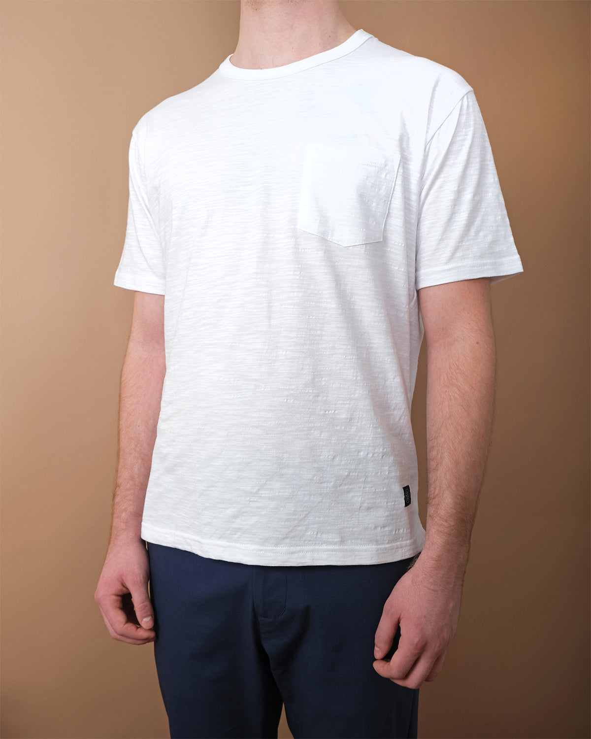 Outclass Slub Pocket T-Shirt White-Men&#39;s T-Shirts-Brooklyn-Vancouver-Yaletown-Canada