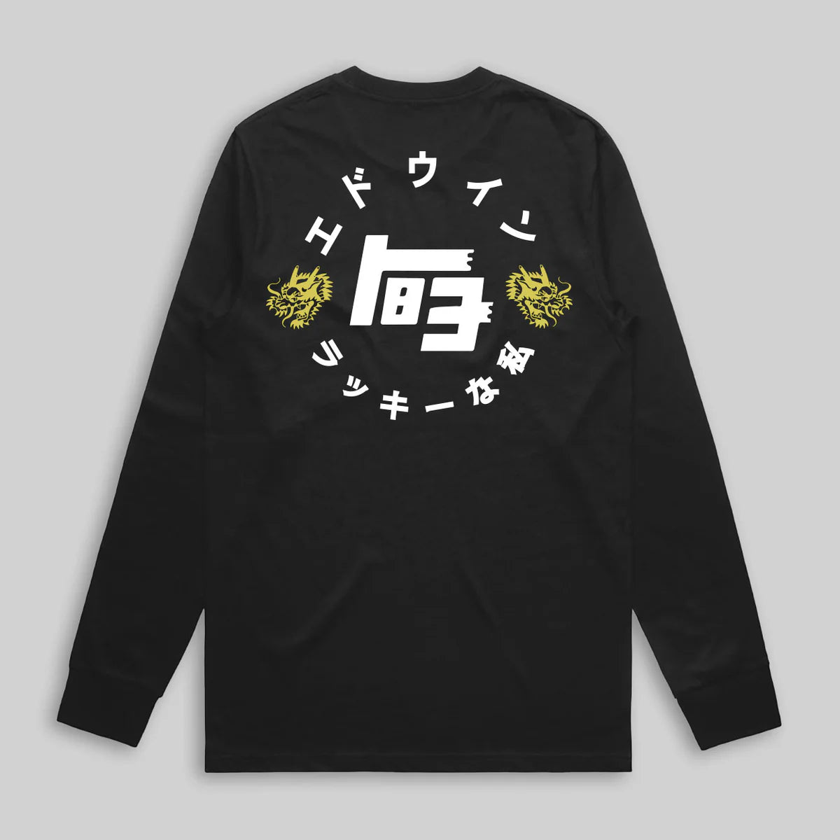 Edwin Long Sleeve Tee - Navy Lucky You-Men's T-Shirts-Brooklyn-Vancouver-Yaletown-Canada