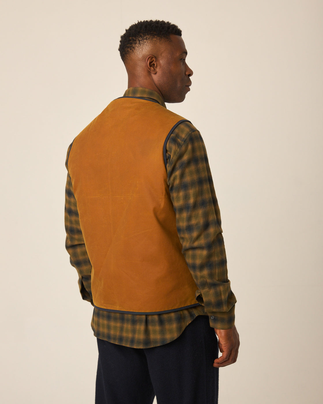 Peregrine Duke Gilet - Mustard-Men's Jackets-Brooklyn-Vancouver-Yaletown-Canada