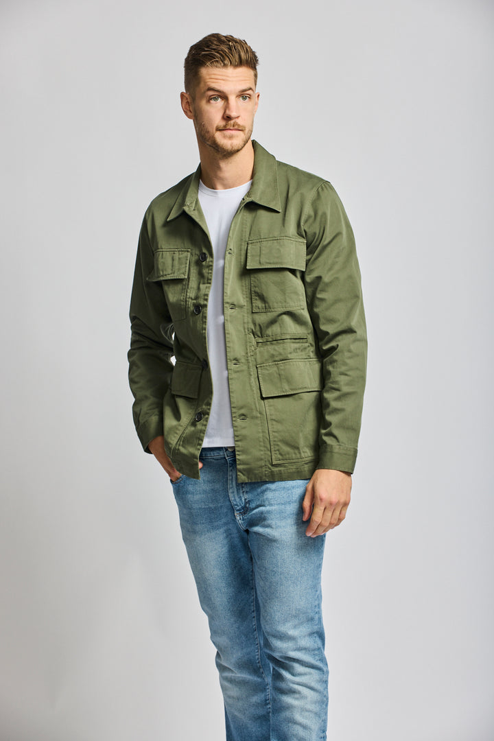 Easy Mondays Field Jacket - Olive-Men's Jackets-Brooklyn-Vancouver-Yaletown-Canada