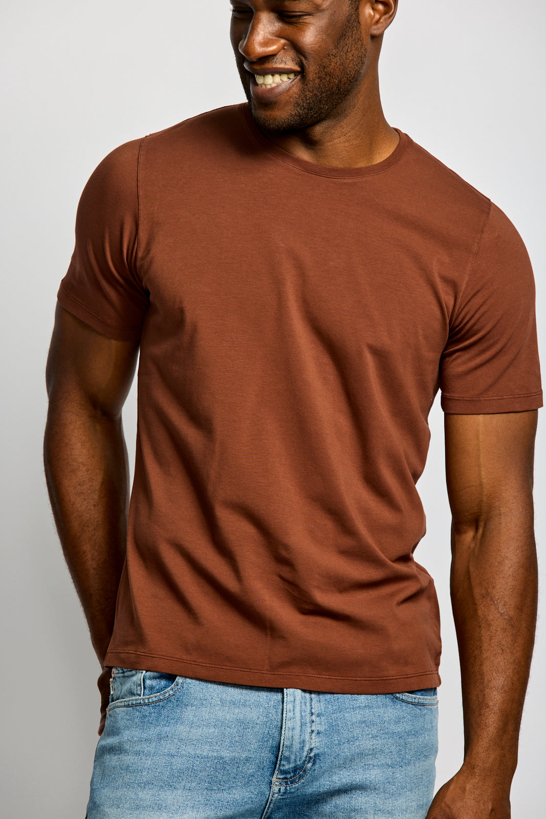 Easy Mondays Crew Neck Chocolate-Men&#39;s T-Shirts-Brooklyn-Vancouver-Yaletown-Canada