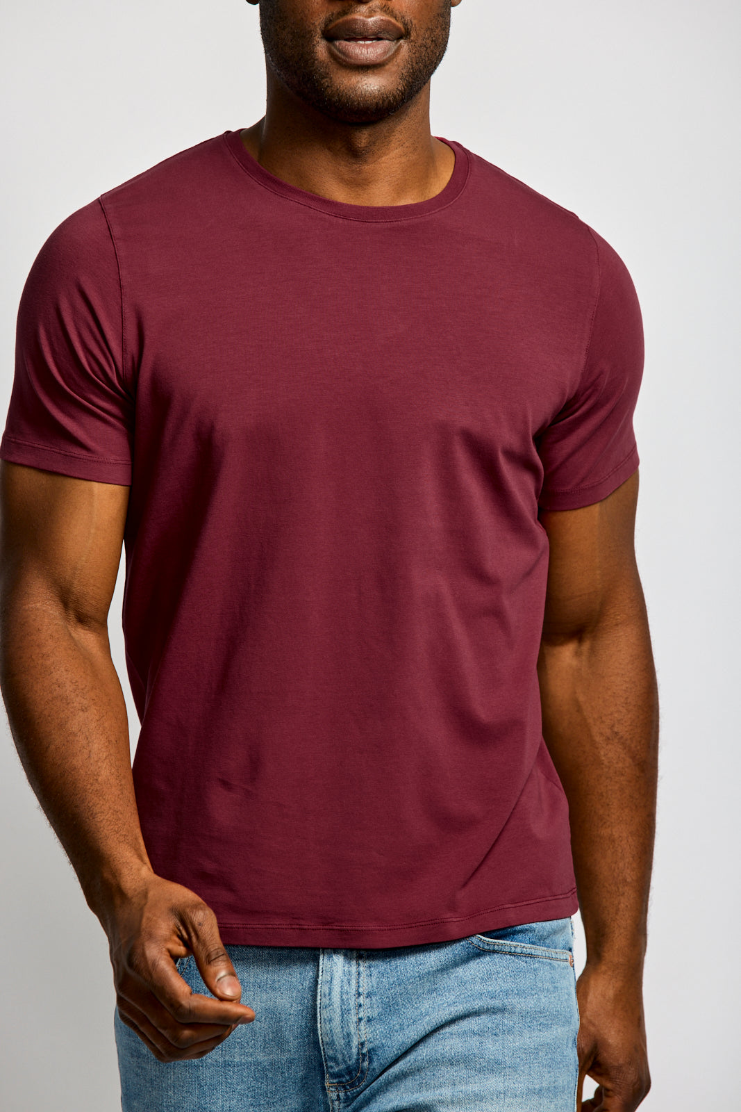 Easy Mondays Crew Neck Berry-Men&#39;s T-Shirts-Brooklyn-Vancouver-Yaletown-Canada