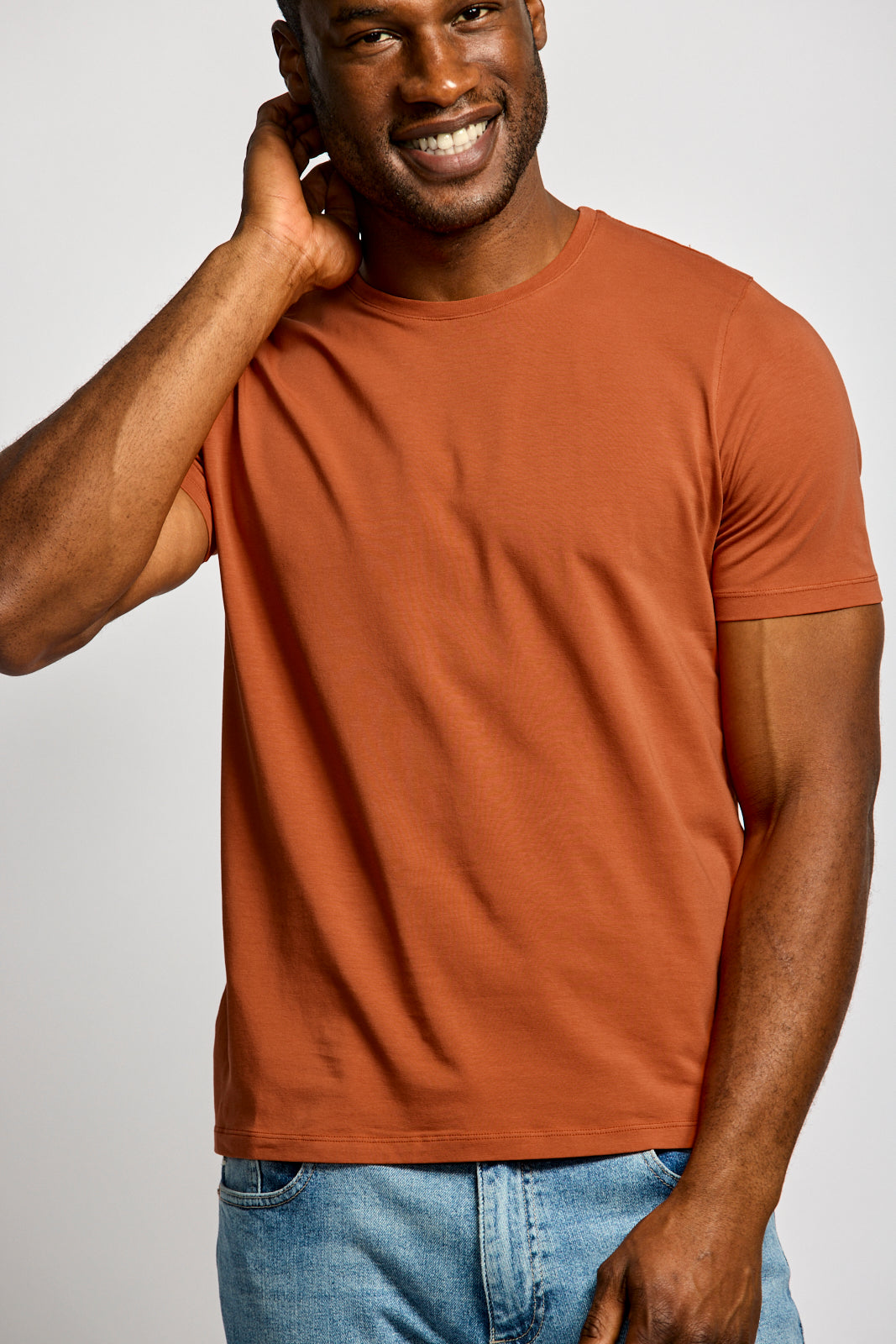 Easy Mondays Crew Neck Pumpkin-Men&#39;s T-Shirts-Brooklyn-Vancouver-Yaletown-Canada