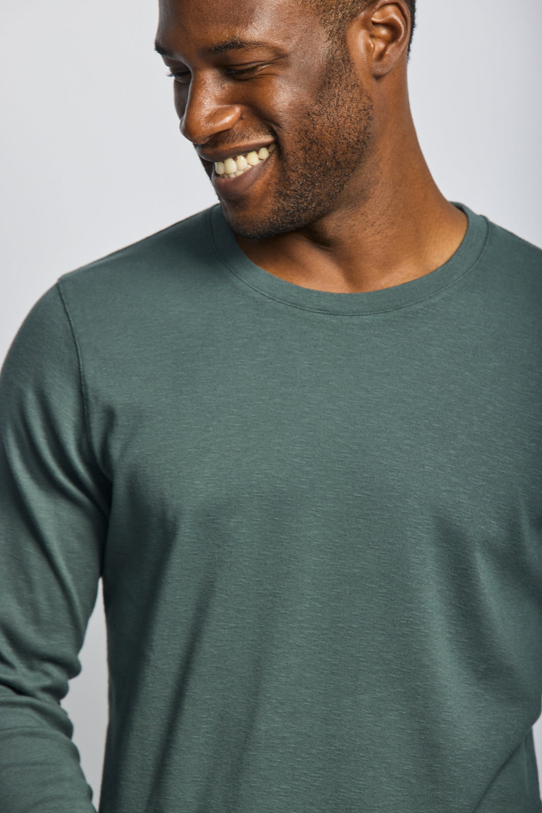 Easy Mondays L/S Crew Slub Shadow-Men&#39;s T-Shirts-Brooklyn-Vancouver-Yaletown-Canada
