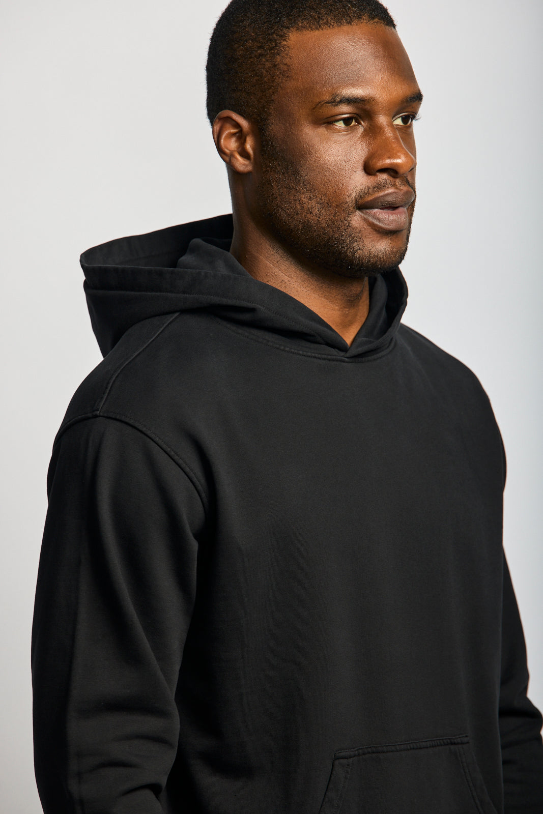 Easy Mondays Organic Cotton Hoodie Black-Men&#39;s Sweatshirts-Brooklyn-Vancouver-Yaletown-Canada
